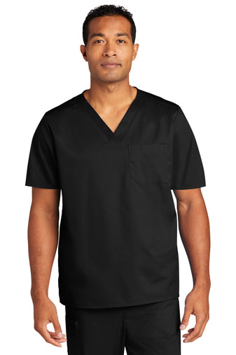 CDR | WonderWink® Unisex WorkFlex™ Chest Pocket V-Neck Top (WW3160)