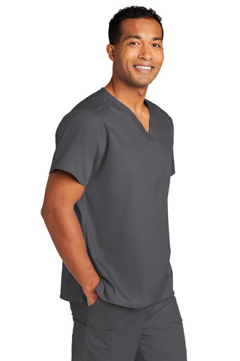 CDR | WonderWink® Unisex WorkFlex™ Chest Pocket V-Neck Top (WW3160)