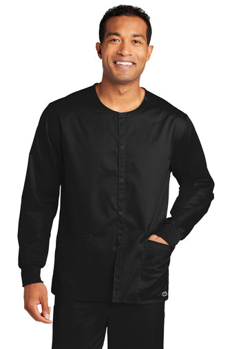 CDR | WonderWink® Unisex WorkFlex™ Snap-Front Scrub Jacket (WW3080)