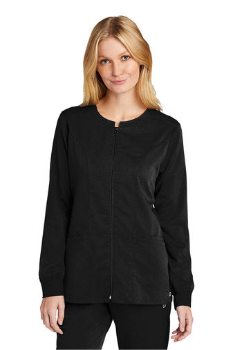 CDR | WonderWink® Women’s Premiere Flex™ Full-Zip Scrub Jacket (WW4088)