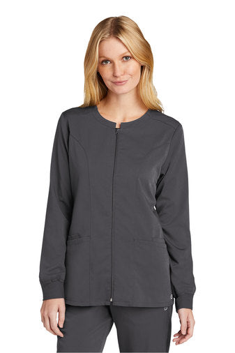 CDR | WonderWink® Women’s Premiere Flex™ Full-Zip Scrub Jacket (WW4088)