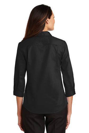 CDR | Port Authority® Ladies 3/4-Sleeve SuperPro™ Twill Shirt (L665)