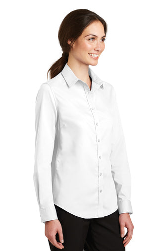 CDR | Port Authority® Ladies SuperPro™ Twill Shirt (L663)