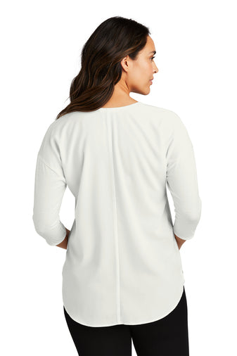 CDR | Port Authority® Ladies Concept 3/4-Sleeve Soft Split Neck Top (LK5433)